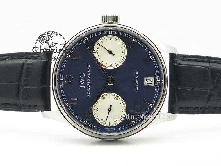 MIROTIME 0209 Portuguese Real PR IW500112 ZF 1:1 Laureus Edition On Black Leather Strap A Flexible 7369